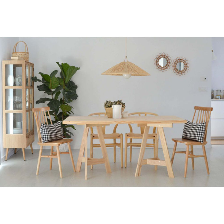 Gracie Oaks Pine Table Top 160 X 80 Cm Kit Line Wayfair.co.uk